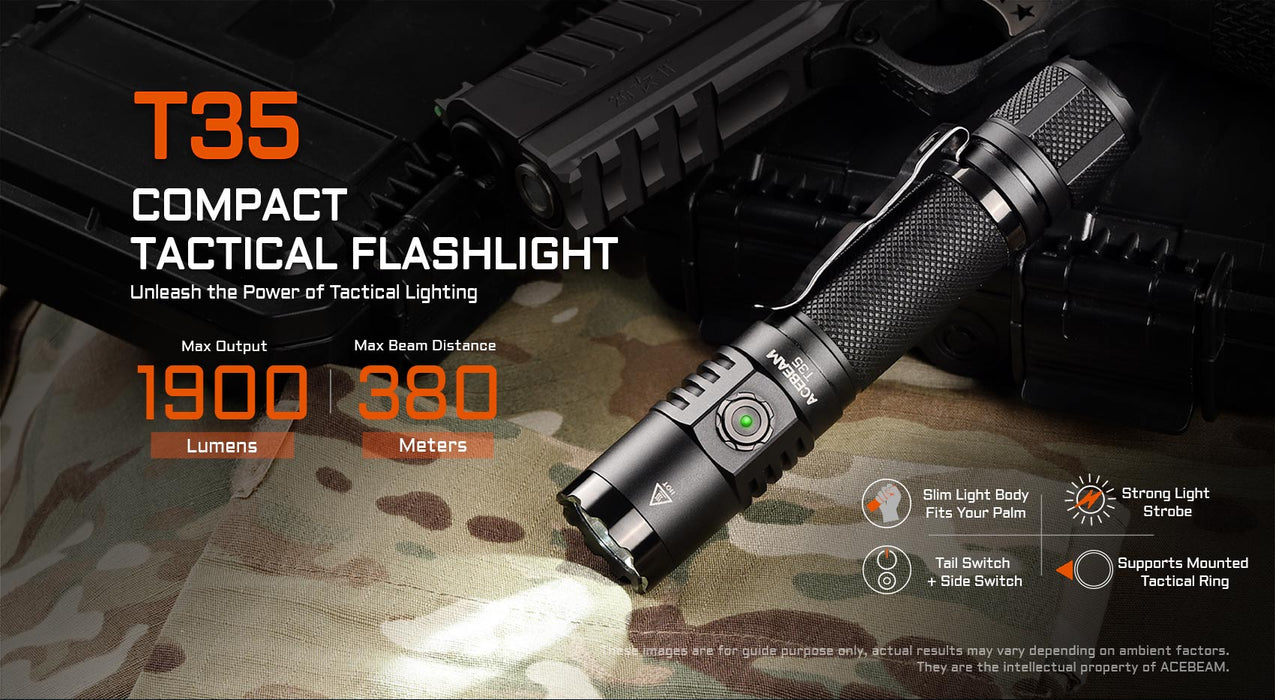 Acebeam T35 Compact Tactical Flashlight