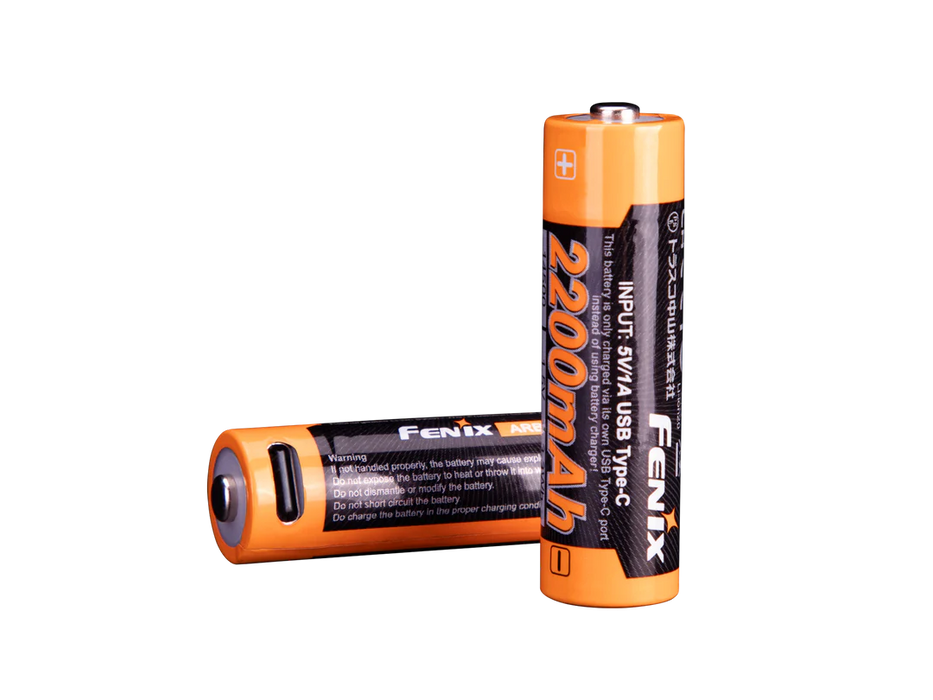 Fenix ARB-L14-2200U Li-ion AA Size USB-C Rechargeable Battery ***Will ship around December 18th*** Rechargeable Batteries Fenix 