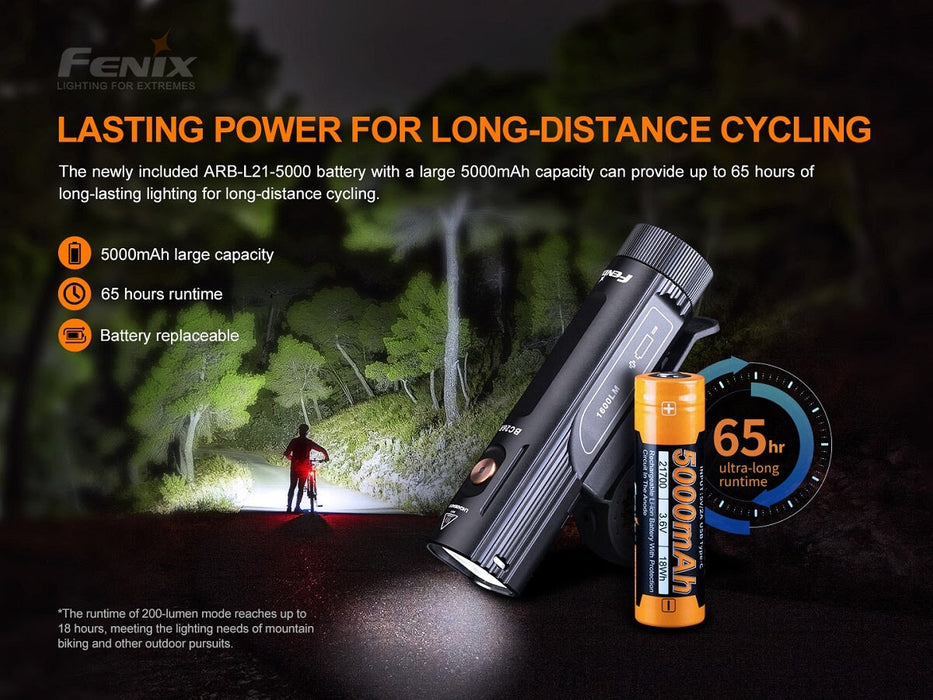 Fenix BC26R Ultra Bright Rechargeable Bicycle Light + BC05R V2.0 COMBO PACK***Will ship around November 7th*** Bicyle Light Accessories Fenix 