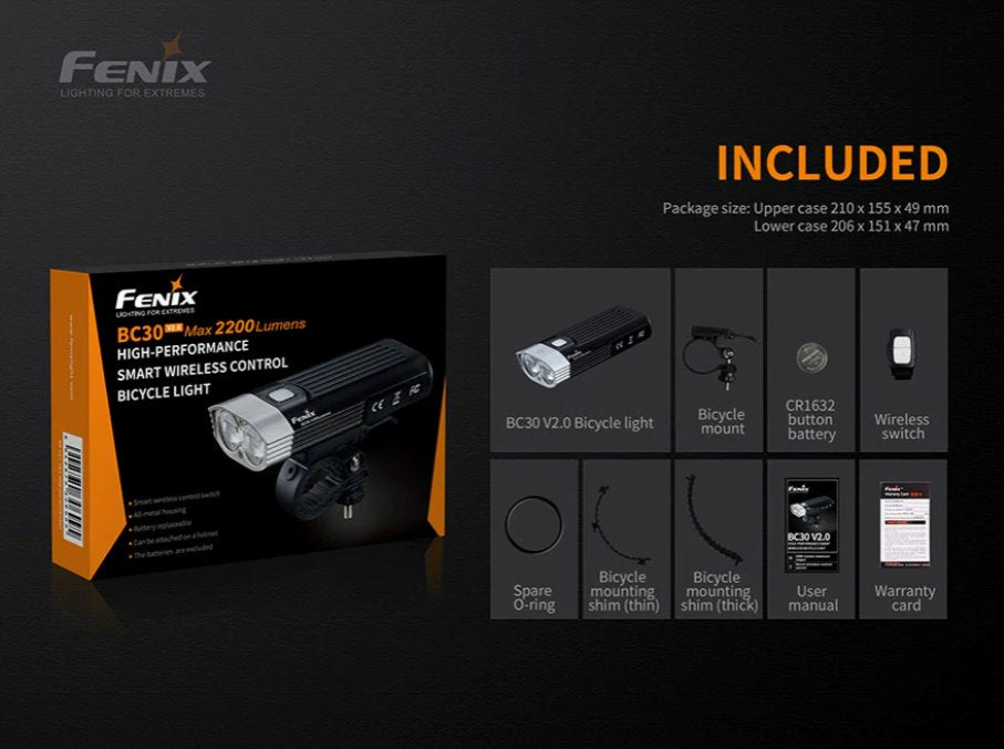 Fenix BC30 V2 LED Bike Light *** Will ship on Sept. 13th*** Bike light Fenix 