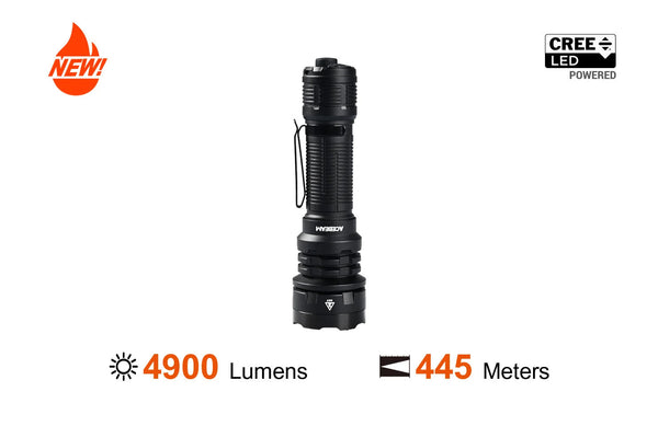 Acebeam P17 Tactical Flashlight - Black — FlashLightWorld Canada